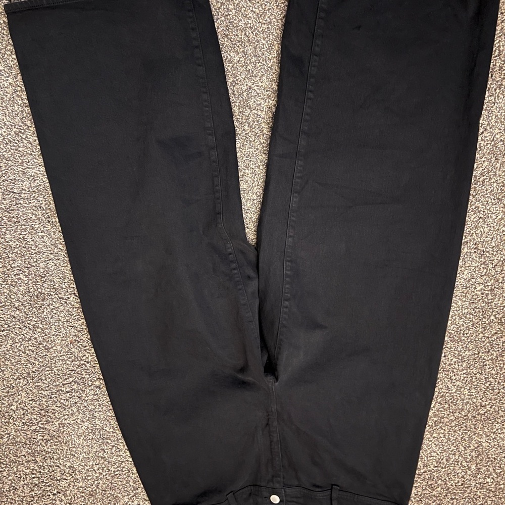 Supper baggy black pants waist 38 they fit like jncos 20 inch leg open